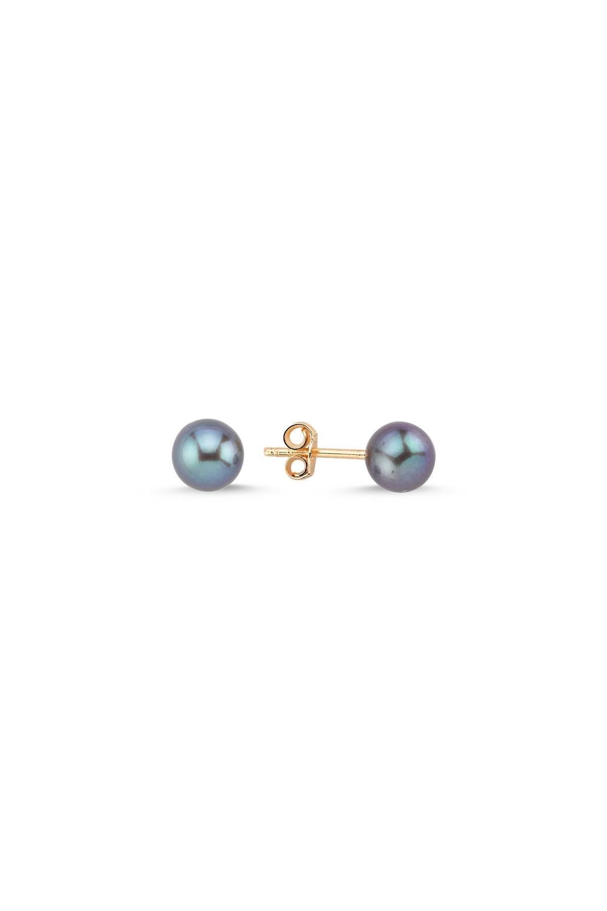 Full Round Natural Pearl Earring
