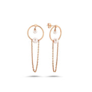 Fresh Water Natural Pearl Rocking Earring