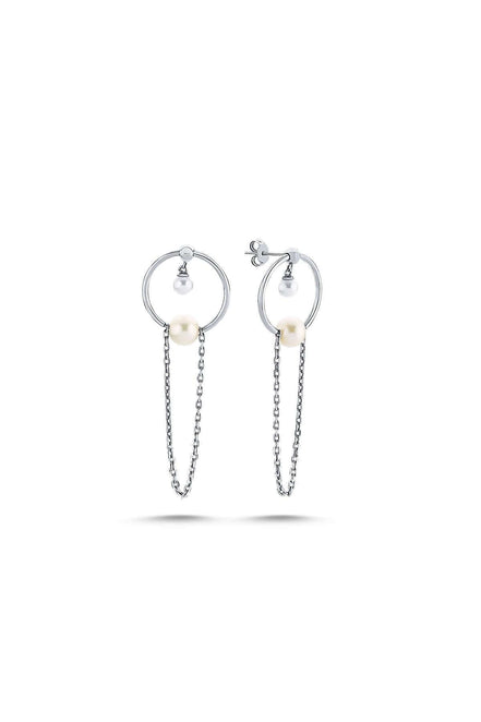 Fresh Water Natural Pearl Rocking Earring