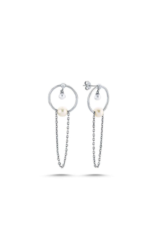 Fresh Water Natural Pearl Rocking Earring