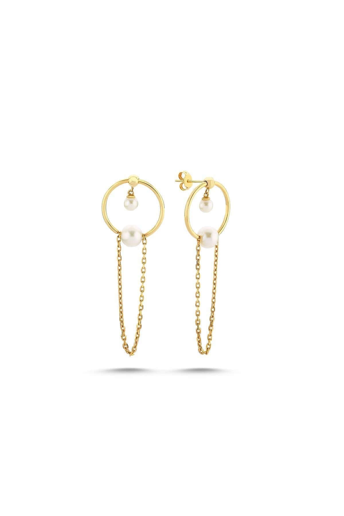 Fresh Water Natural Pearl Rocking Earring