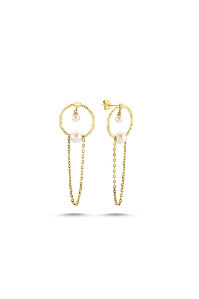 Fresh Water Natural Pearl Rocking Earring