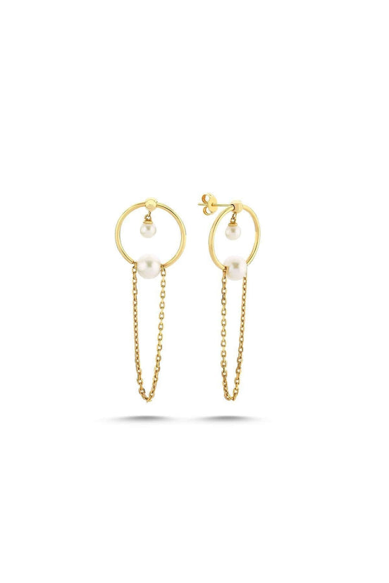 Fresh Water Natural Pearl Rocking Earring