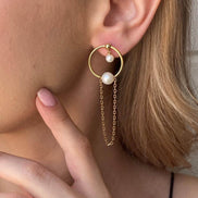 Fresh Water Natural Pearl Rocking Earring