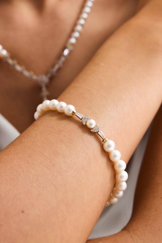 Yaprak Modeli Doğal İnci Bileklik | | Birinci1926