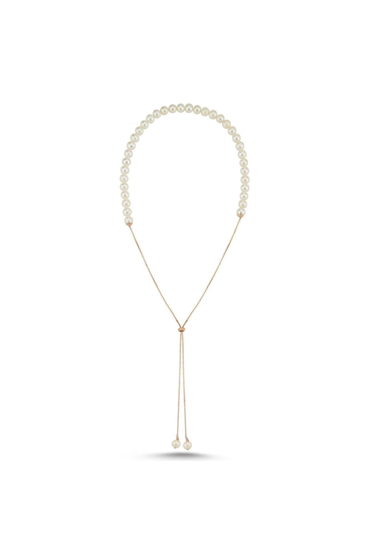 Adjustable Chain Natural Pearl Necklace