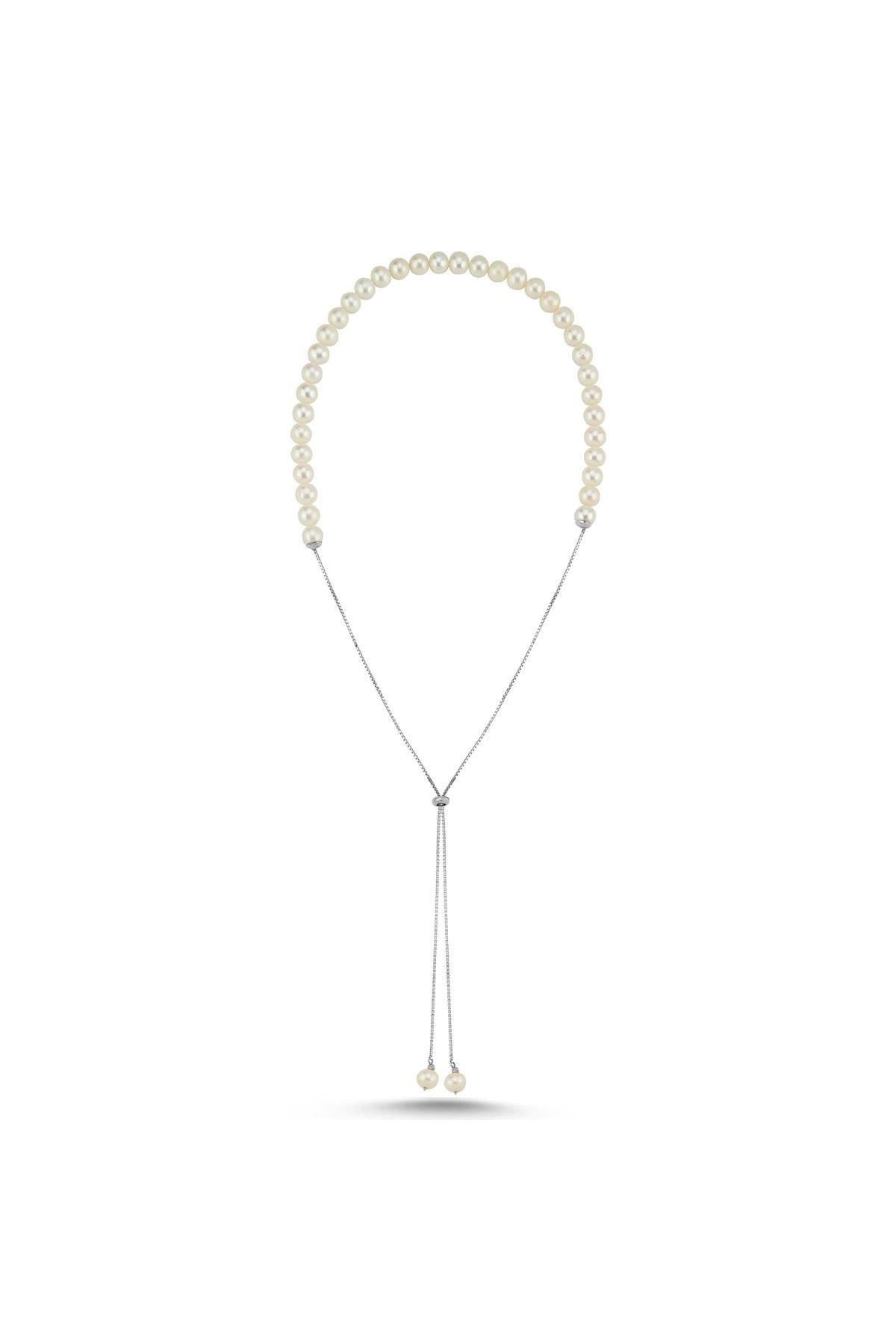 Adjustable Chain Natural Pearl Necklace
