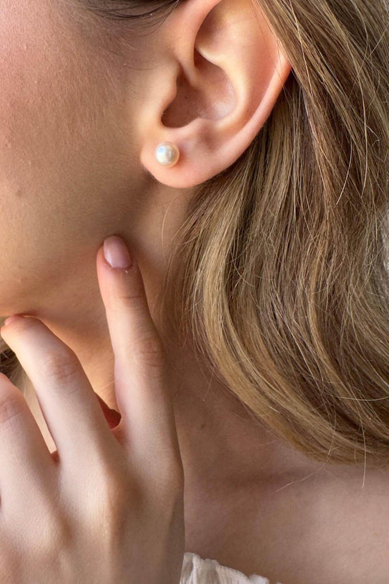 Doğal İnci Top Küpe | | Birinci1926