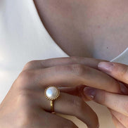 Natural Pearl Ring