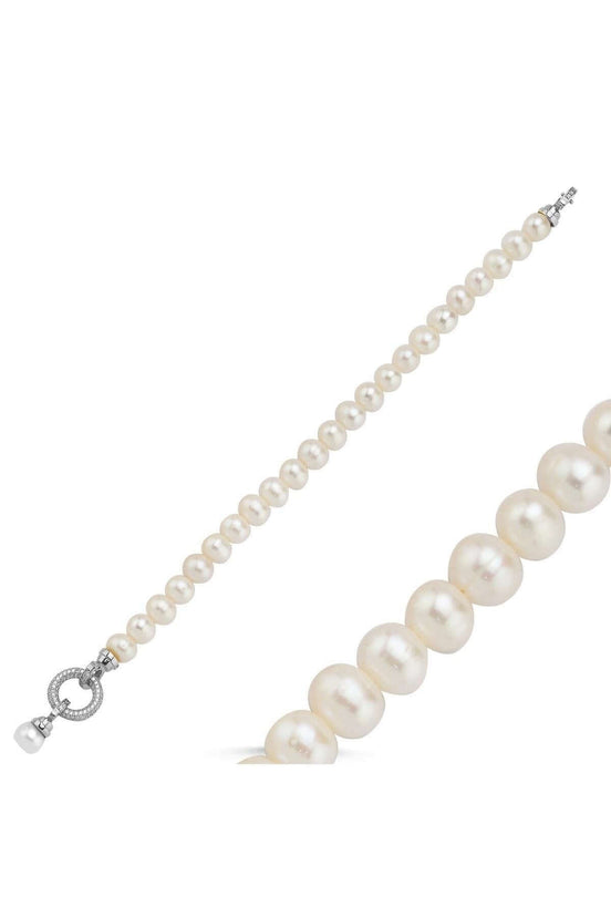 Halka Kilitli Doğal İnci Bileklik | | Birinci1926