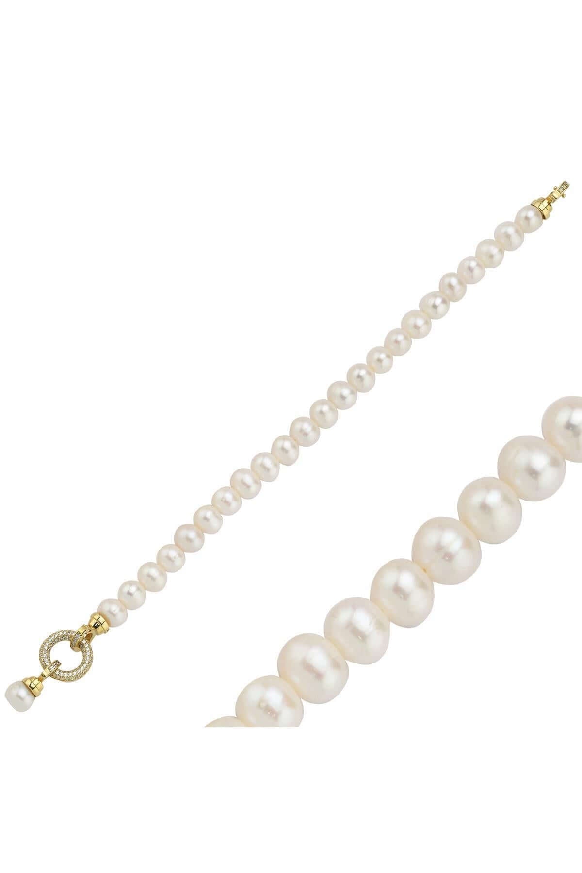 Halka Kilitli Doğal İnci Bileklik | | Birinci1926