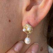 Oyster Natural Pearl Earring