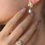 Oyster Natural Pearl Earring
