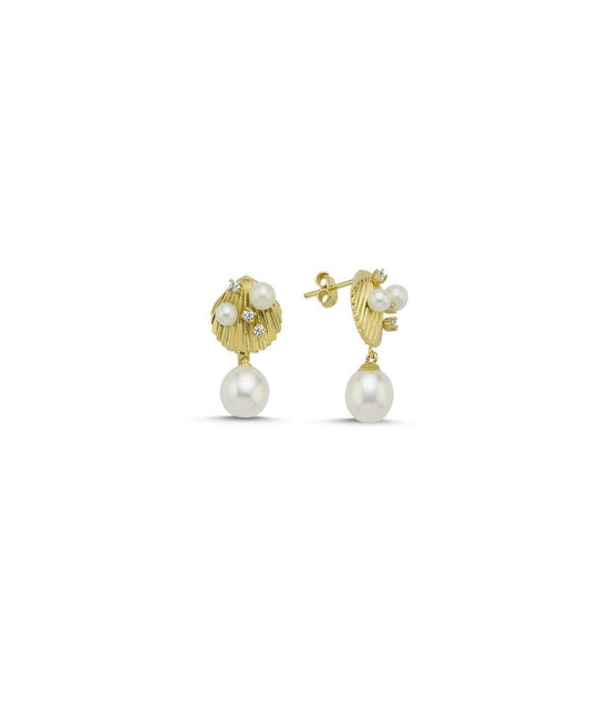 Oyster Natural Pearl Earring
