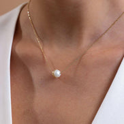 Shelled Natural Pearl Necklace
