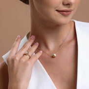 Shelled Natural Pearl Necklace