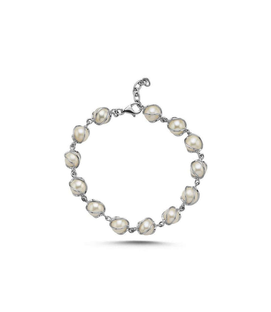 Kafesli Doğal İnci Bileklik | | Birinci1926