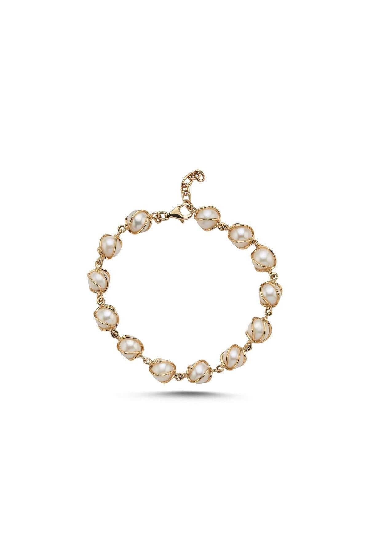 Kafesli Doğal İnci Bileklik | | Birinci1926