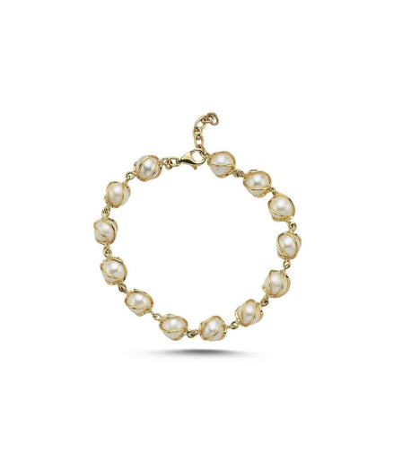 Kafesli Doğal İnci Bileklik | | Birinci1926