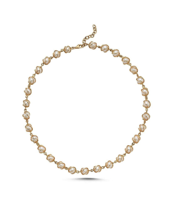 Kafesli Doğal İnci Kolye | | Birinci1926