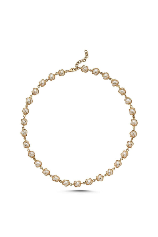 Kafesli Doğal İnci Kolye | | Birinci1926