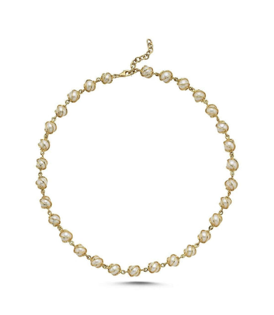 Kafesli Doğal İnci Kolye | | Birinci1926