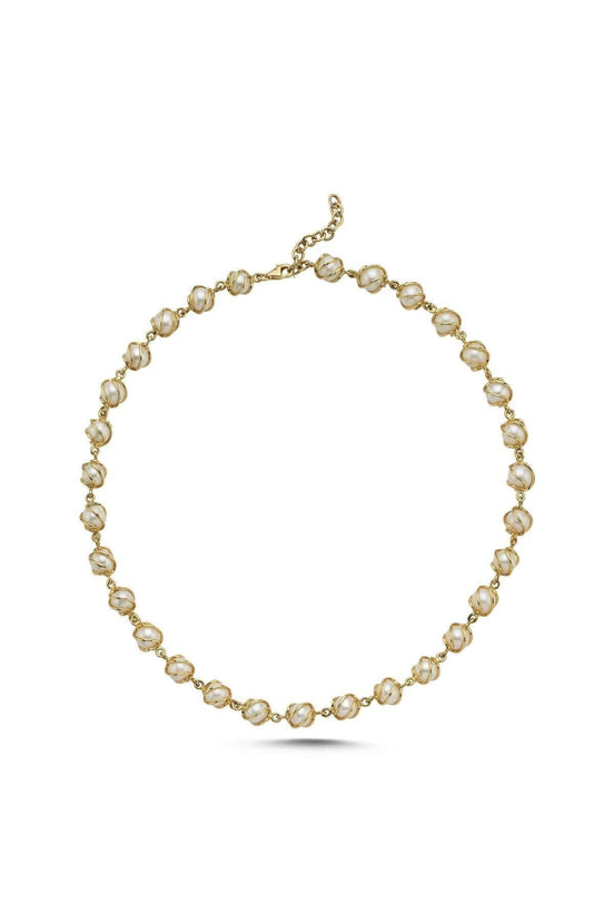 Kafesli Doğal İnci Kolye | | Birinci1926