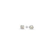 Caged Natural Pearl Earring