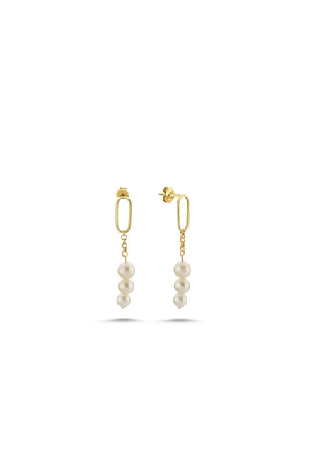Rocking Fresh Water Natural Pearl Earring