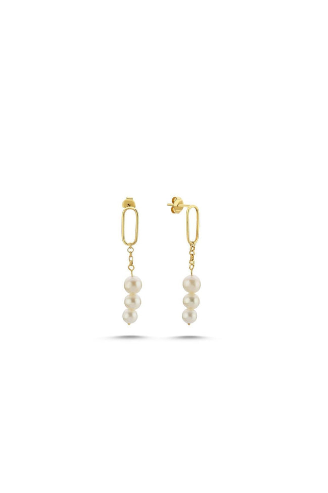 Rocking Fresh Water Natural Pearl Earring
