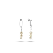 Rocking Fresh Water Natural Pearl Earring