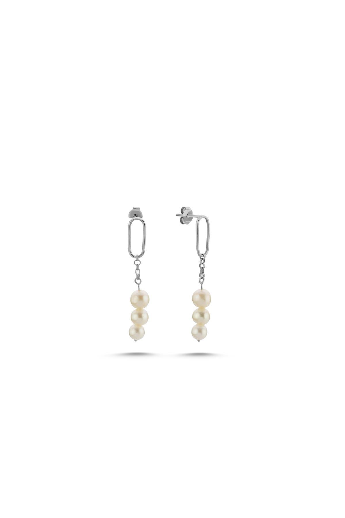 Rocking Fresh Water Natural Pearl Earring