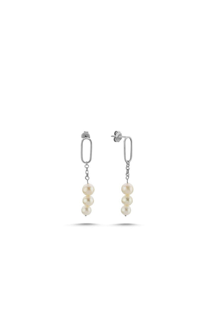Rocking Fresh Water Natural Pearl Earring