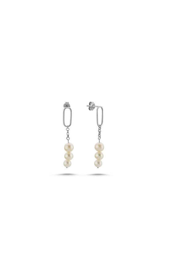 Rocking Fresh Water Natural Pearl Earring