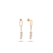 Rocking Fresh Water Natural Pearl Earring
