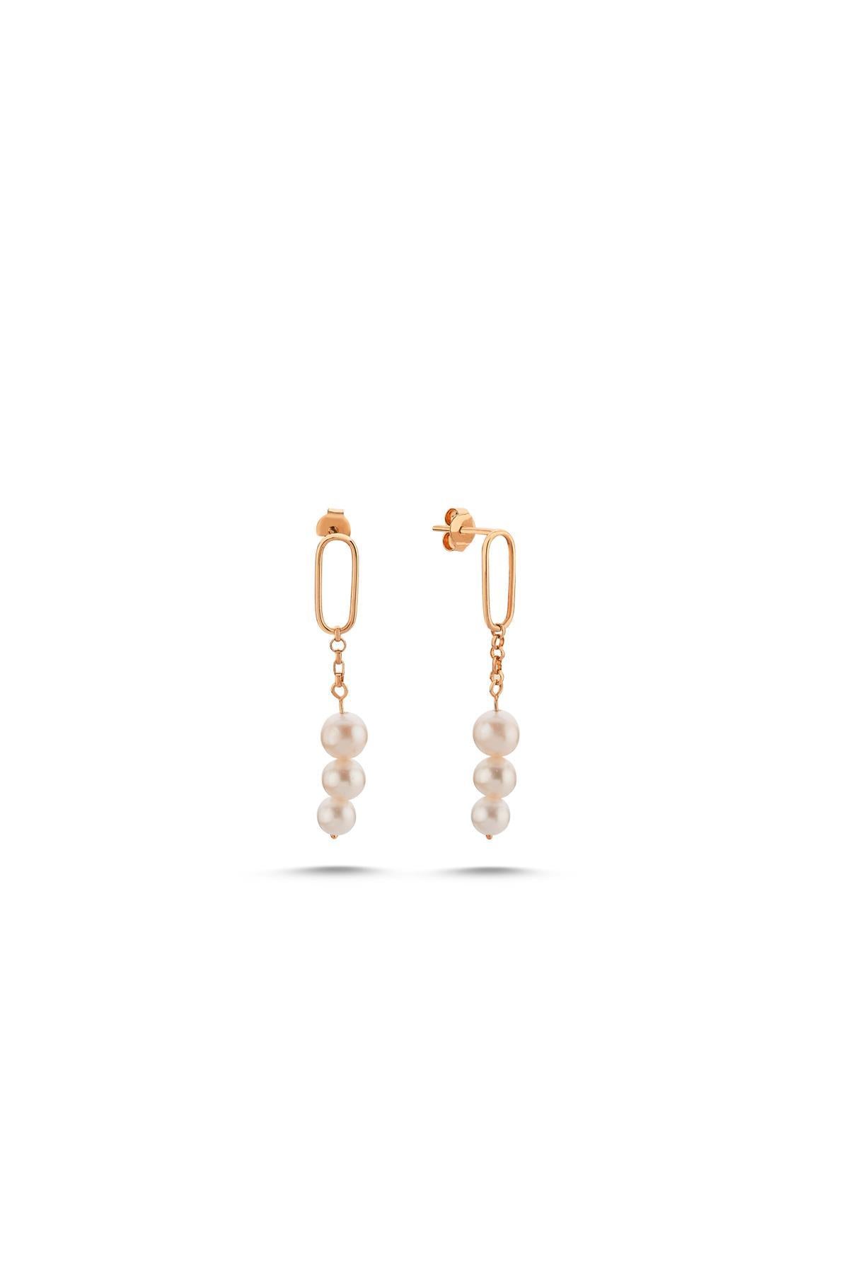 Rocking Fresh Water Natural Pearl Earring