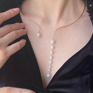 Filtration Natural Pearl Necklace