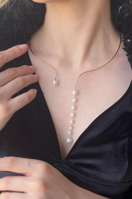 Filtration Natural Pearl Necklace