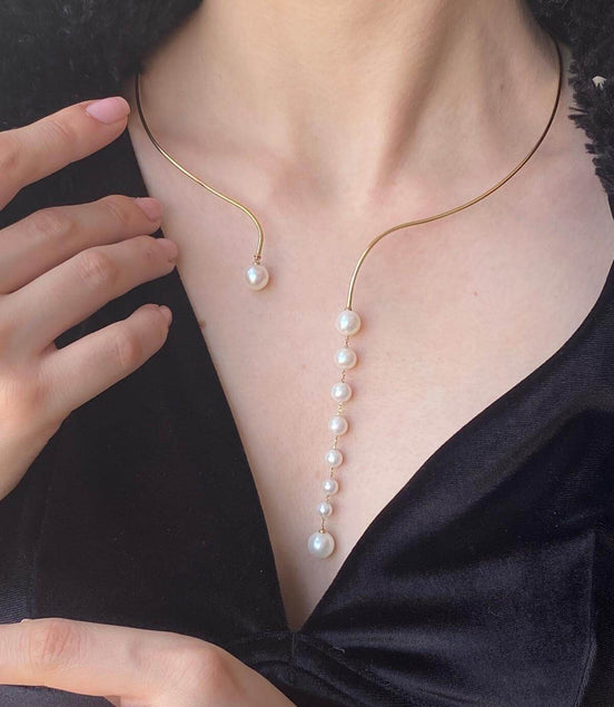 Filtration Natural Pearl Necklace
