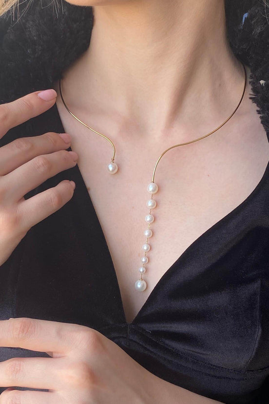 Filtration Natural Pearl Necklace