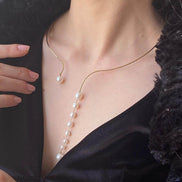 Filtration Natural Pearl Necklace