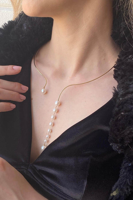 Filtration Natural Pearl Necklace