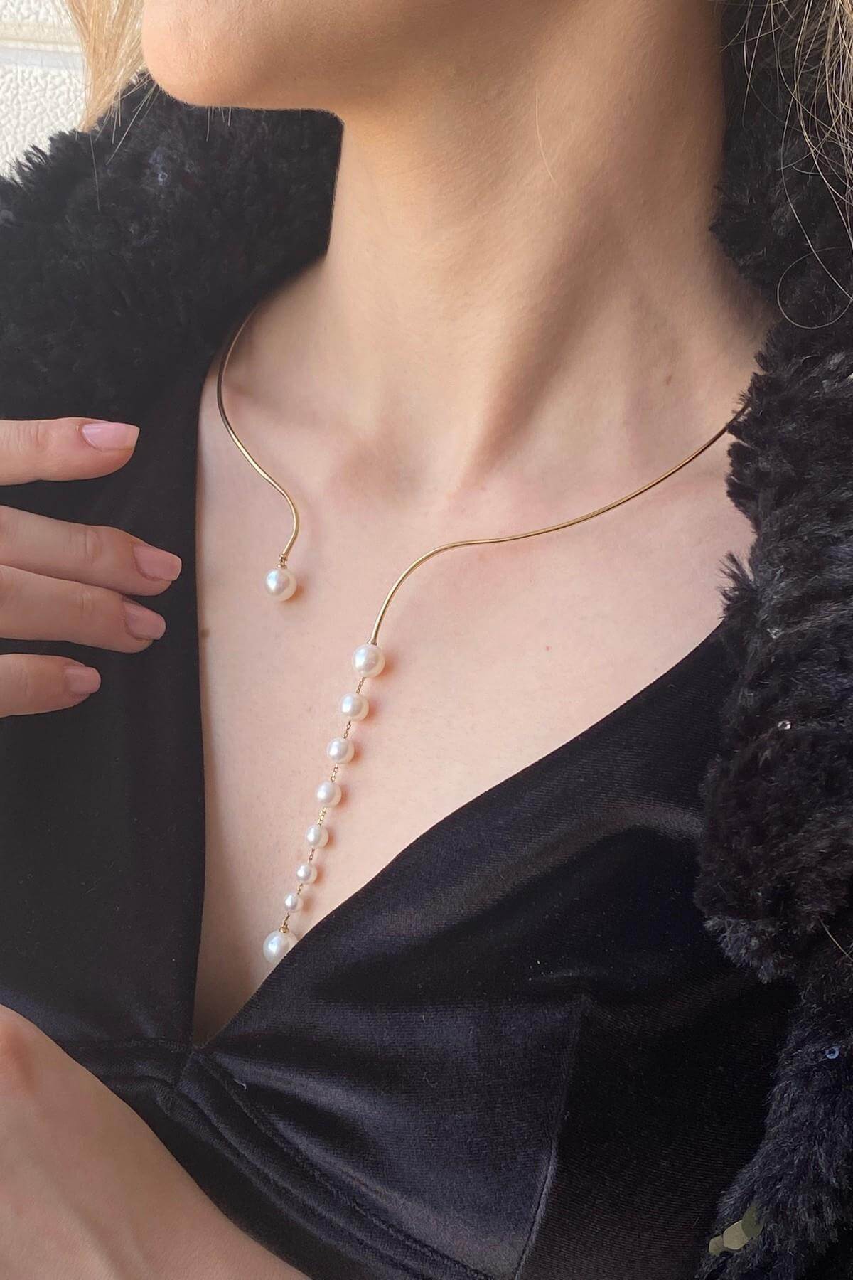 Filtration Natural Pearl Necklace