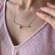 Design Natural Pearl Necklace