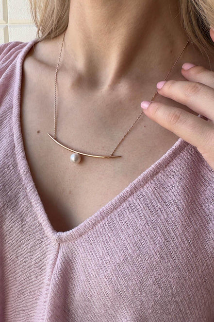 Design Natural Pearl Necklace