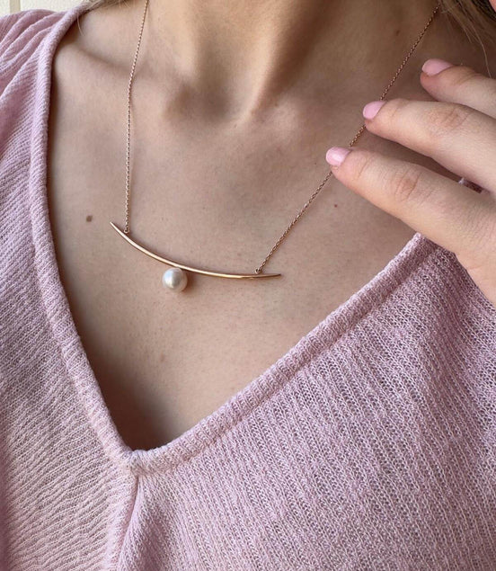 Design Natural Pearl Necklace