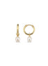 Fresh Water Natural Pearl Hoop Earring