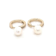 Fresh Water Natural Pearl Hoop Earring