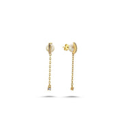 Fresh Water Natural Pearl Dangling Earring
