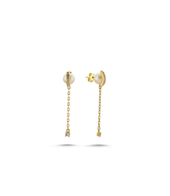 Fresh Water Natural Pearl Dangling Earring